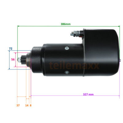Anlasser für Fiat Someca Agri 50 55 511 611 612 715 ARS0851 44008814