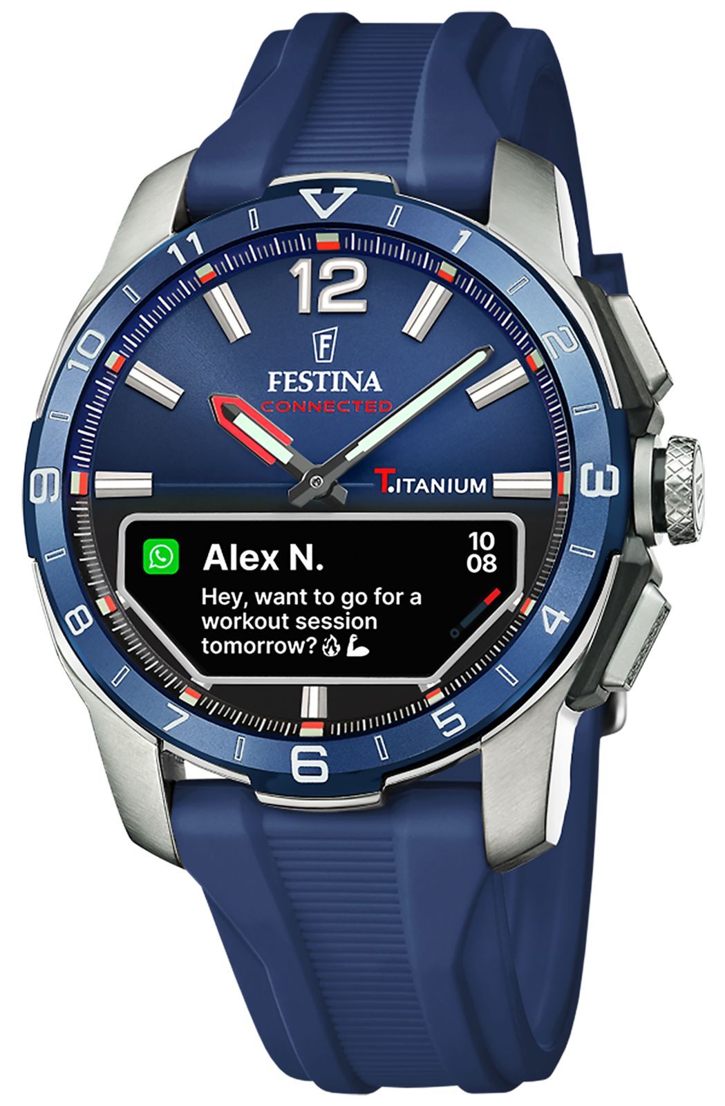Festina Reloj Inteligente Híbrido Connected D (44 Mm) Esfera Digital F23000/1