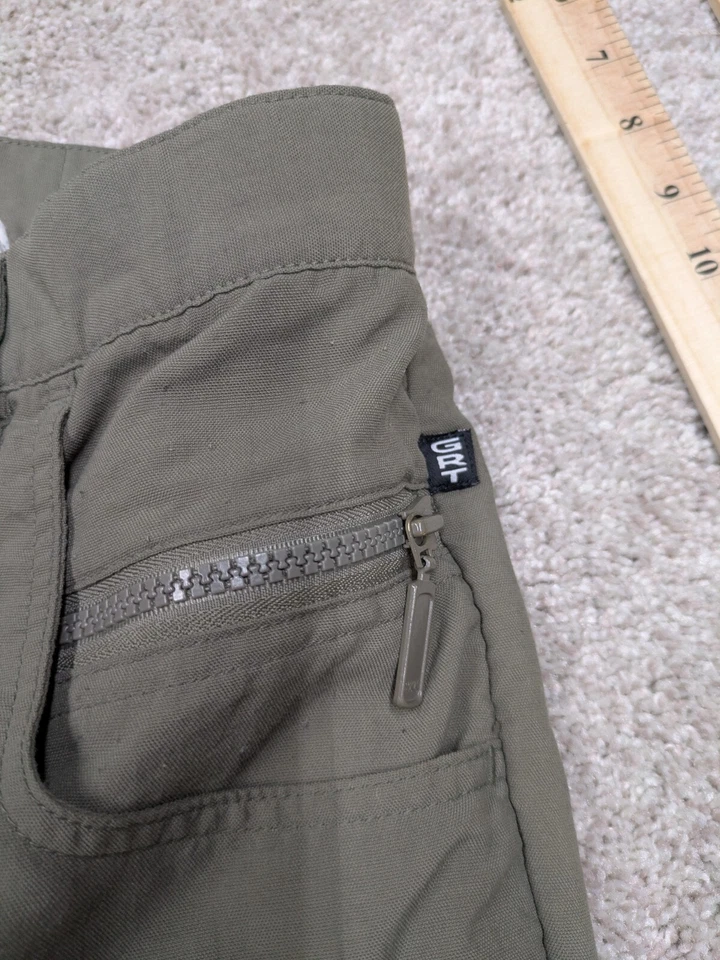 Pantalones de exterior Columbia para hombre 34 forrados de franela verde salvia rectos resistentes al agua Foto 3 de 4