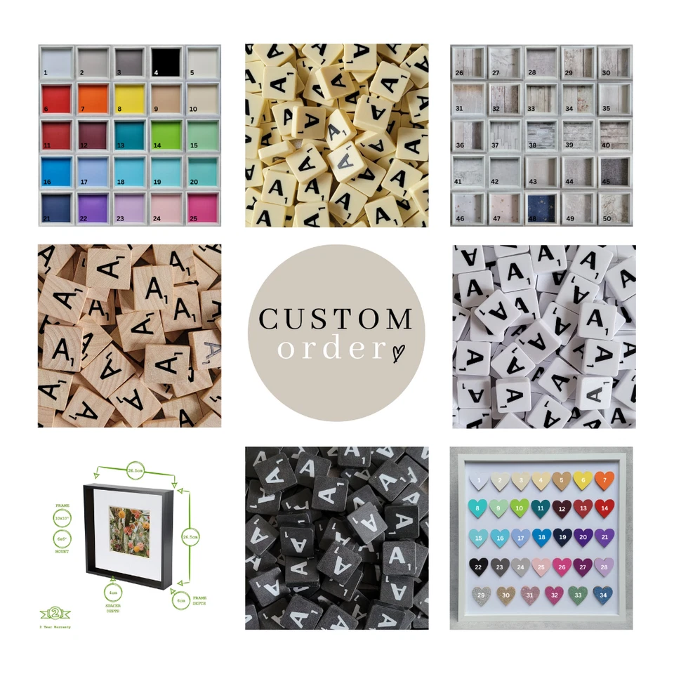 2. Marco de fotos de Scrabble amor parejas compromiso propuesta de boda Foto 2 de 4