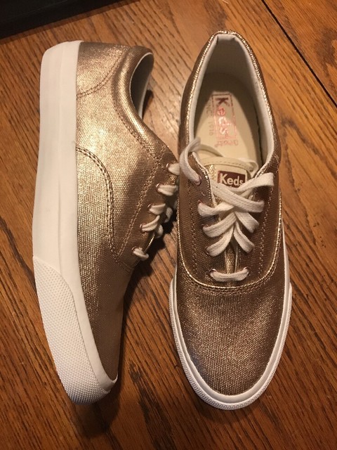 keds gold sneakers