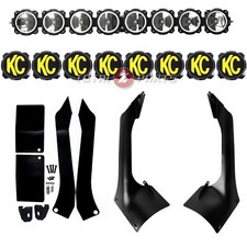 Kc Hilites Gravity 50 Led Overhead Roof Light Bar Kit For Jeep Gladiator Jt