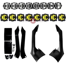 KC HiLiTES® Gravity 50" LED Overhead Roof Light Bar Kit for Jeep Gladiator JT