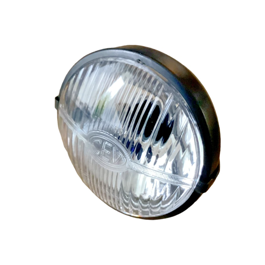 Phare noir D 103mm Mobylette / MBK 51 / Peugeot 103 / Country - NEUF -