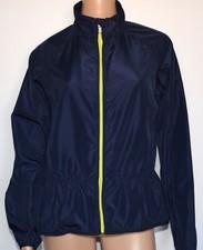 Lauren Ralph Lauren Active Blue Full Zip Mock Neck Jacket Windbreaker Size S