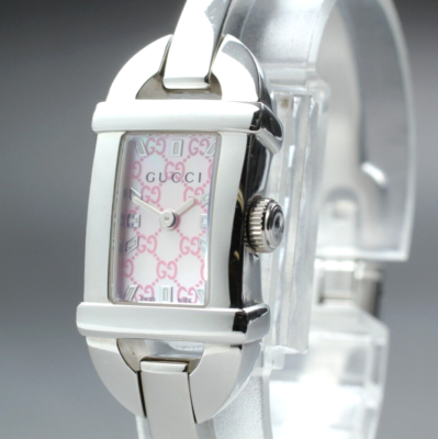 NEAR MINT】 Gucci 6800L Pink Dial Quartz Women's Watch NEAR MINT】 Gucci 6800L Pink Dial Quartz Women's Watch