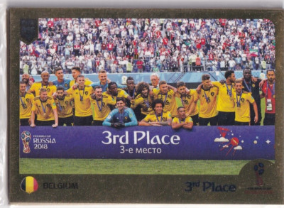 Panini Fifa 365 2019 Sticker Nr. 435 Belgium 3rd Place