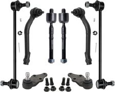 8pc Front Suspension Kit for 12-15 Optima 12-13 Sonata Ball Joints Tie Rods