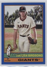2025 Topps Heritage Dark Blue Border Hayden Birdsong #324 1i5e