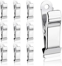 10 Pcs Small Crocodile Clips 1/2 Inch Wide Spring Clamps Metal Mini Spring Clips