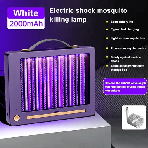 Lamp Insect Killer Mosquito Zapper Bug Pest Fly Trap Electric Indoor Light Lawn. - Foto 10 di 15