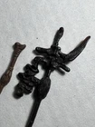 VINTAGE STAR WARS 1983 KENNER CHIEF CHIRPA AND LOGRAY STAFF LOT OF 2 ACCESSORIES