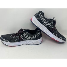 Saucony Omni 13 Womens Running Shoes Black Pink Silver S10247-3 US 10.5