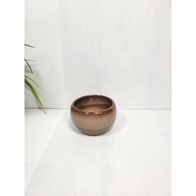 Vintage Frankoma Plainsman Brown Open Sugar Bowl 504, Succulent Planter?
