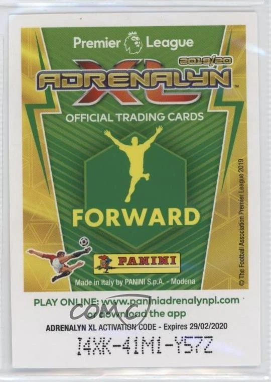 2019 Panini Adrenalyn XL English Premier League Mason Greenwood #213 Rookie RC - Image 2 of 2