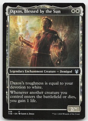 Daxos, Blessed by the Sun (Showcase) #258 (NM) Theros Beyond Death THB Magic MTG