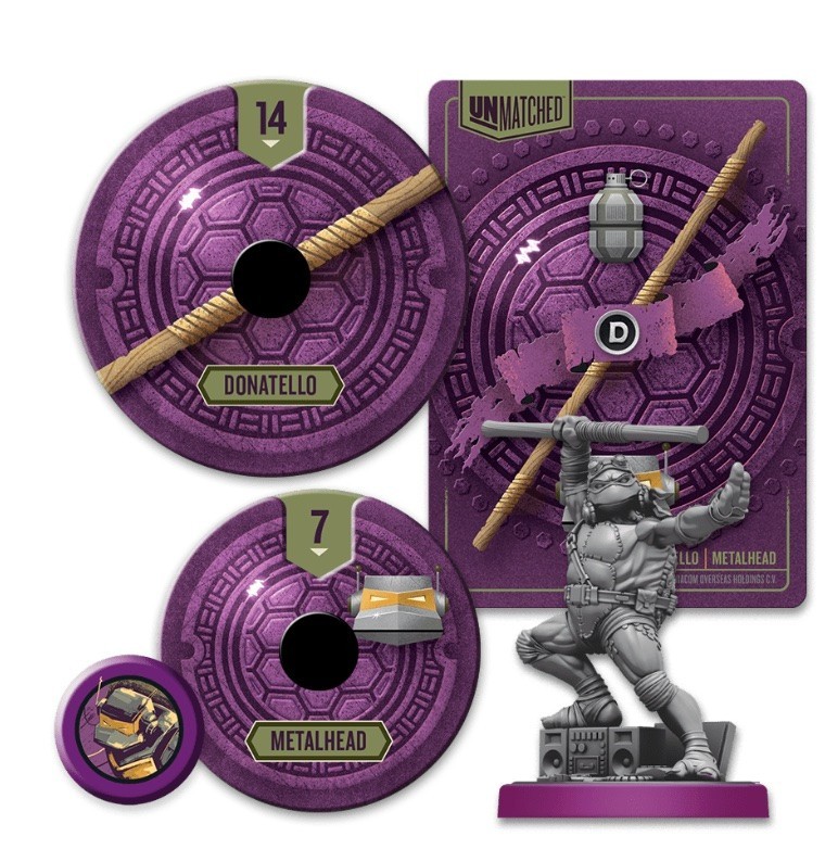 Unmatched Adventures Teenage Mutant Ninja Turtles TMNT Board Game