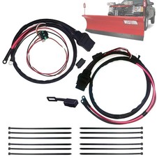 Upgraded 4 Pin Battery Cable Set 42014 42015 for Western SnowEx Fisher Blizza...
