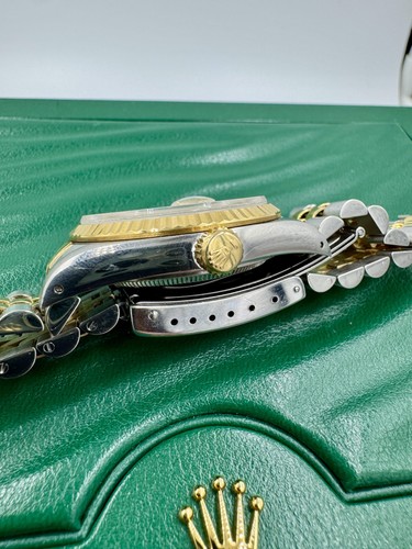 Reloj Rolex Datejust 16233 36 mm 1990 serie E acero inoxidable 18k eslabones completos - Imagen 4 de 12