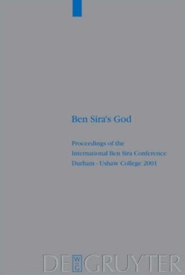 Egger-Wenzel - Ben Sira's God - New hardback or cased book - X555z