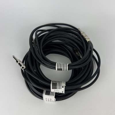 Whirlwind Audio Cable Lot 3x Instrument Cables 20ft 20ft 10ft