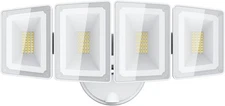 USTELLAR 100W 10000lm Floods Light Outdoor with 4 Adjustable Heads