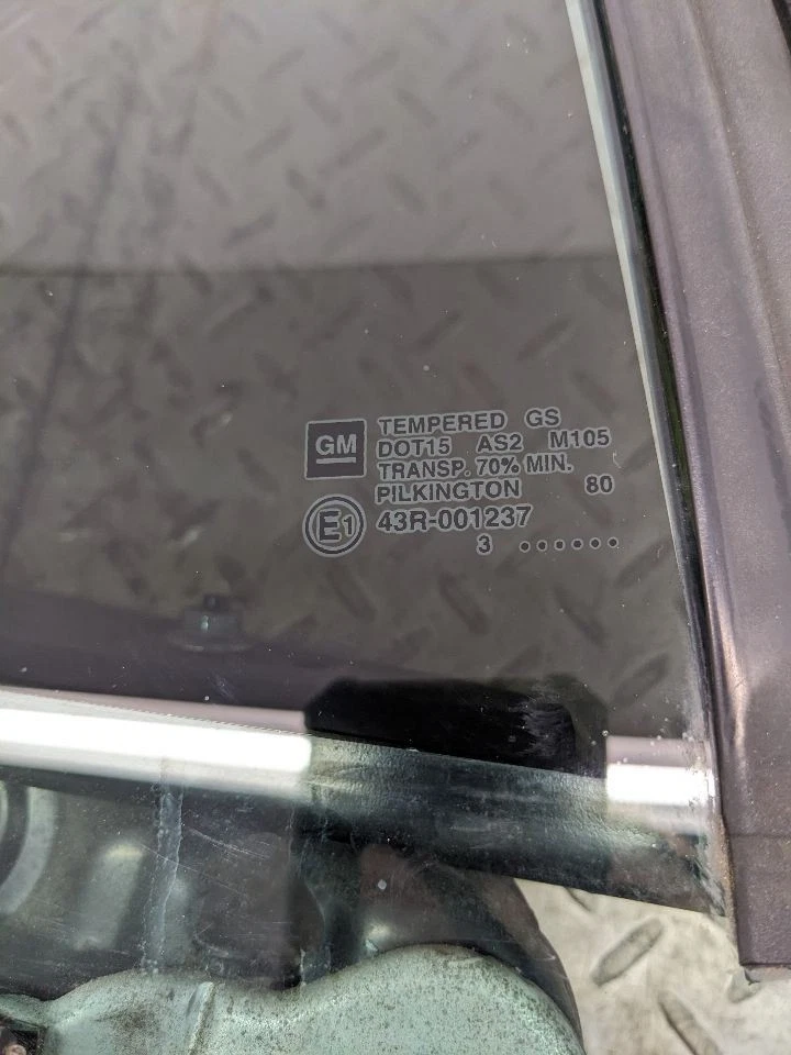 Cuarto de cristal derecho pasajero convertible se adapta a 11-15 CAMARO 1176317 Foto 4 de 4