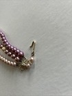 Vintage Faux Pearl Three Strand Choker With Beads Made In Japan — photo 4