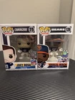 LOT OF 2 NFL FUNKO POP EDGE RUSHERS CHARGERS JOEY BOSA AND BEARS KHALIL MACK