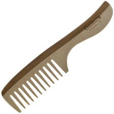 8.25" Wooden Detangling Comb with Handle