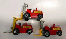3 Matchbox Superfast No 15 Fork Lift Gabelstapler Lesney Lansing Truck