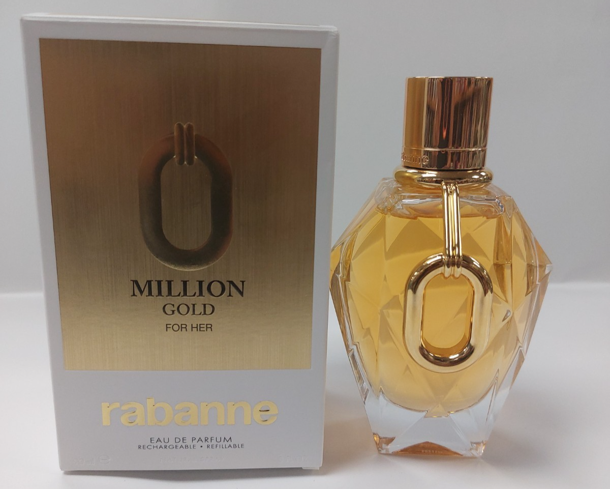 Paco Rabanne Million Gold for Women - 3 oz EDP Spray (Refillable