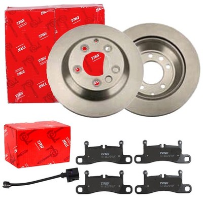 TRW BREMSSCHEIBEN 330mm + BELÄGE HINTEN passend für VW TOUAREG 7P  Bj. 2010-2018