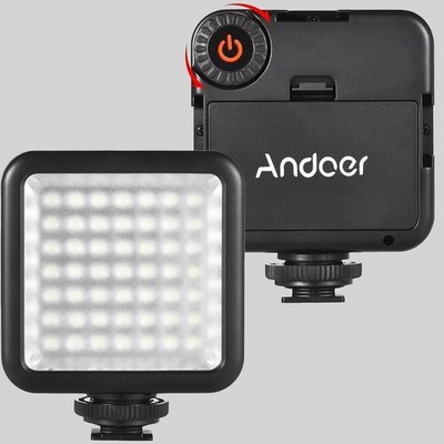 1x Andoer W49 Mini-LED Foto-Videolicht für 2xAA Batterie (inkl.) ***NEU***