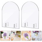5pcs Acrylic Table Cards Clear Guest Showing Cards Wedding Party Place Cards