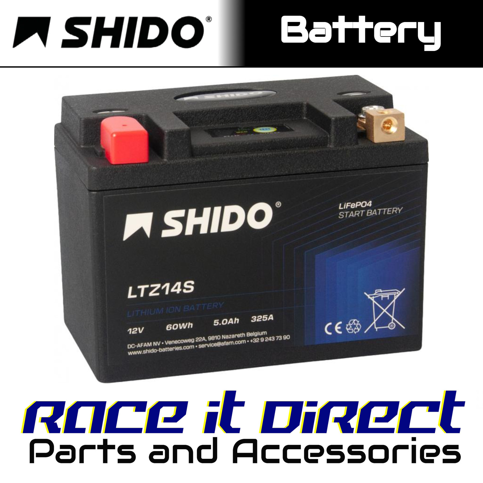 Battery for HONDA CMX 1100 Rebel DCT 2025 SHIDO