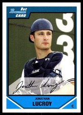 Jonathan Lucroy 2007 Bowman Draft Picks & Prospects #BDPP49 Brewers MLB READ