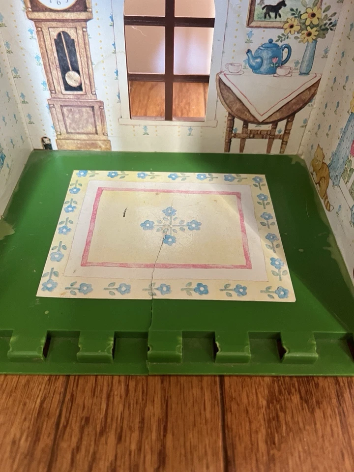 De colección 1976 Holly Hobbie Playhouse Knickerbocker tiene daños raro leer detallesw Foto 2 de 4