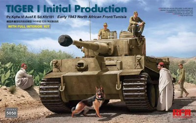 Ryefield Models 1/35 German Tiger I 1943 N. Africa w/ Full Interior 5050 SALE!