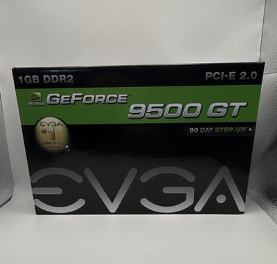 EVGA NVIDIA GeForce 9500 GT 1GB DDR2 PCIe 2.0 x16 VGA/DVI CUDA READ DESCRIPTION