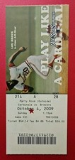 St Louis Cardinals Milwaukee Brewers Baseball Ticket 10/4 2009 Axford First Save