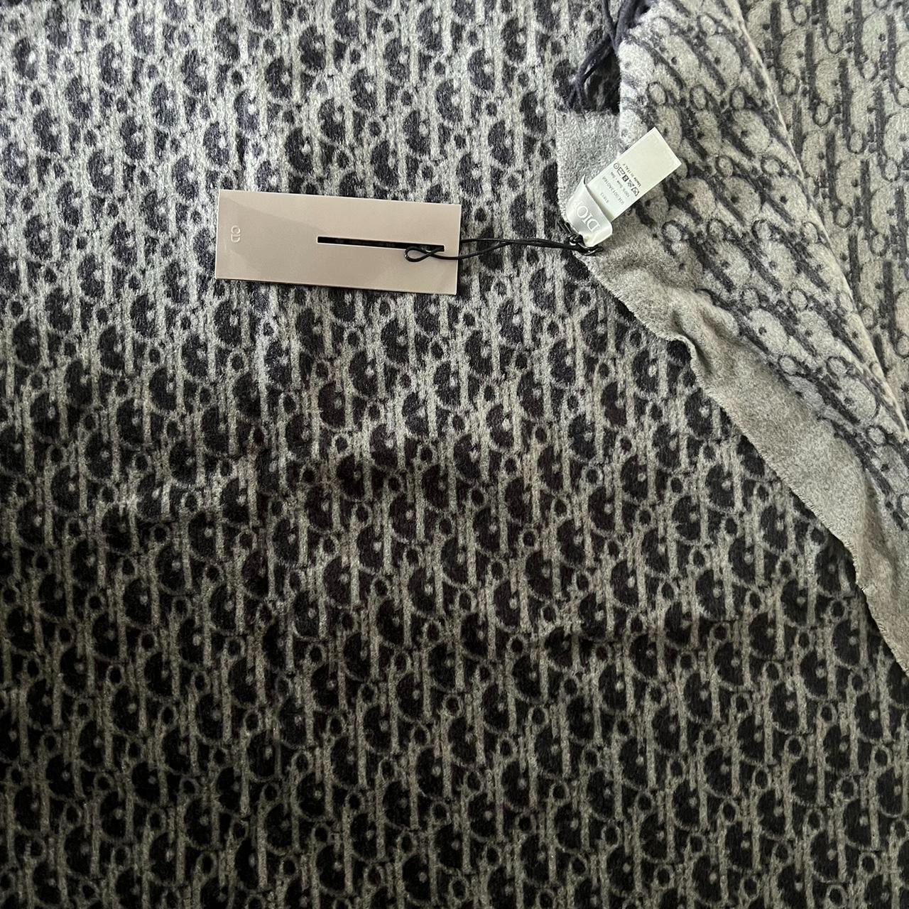 Dior Oblique Silk Scarf Blue Monogram Authentic RRP £610 New & Tag image 2