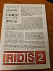 IRIDIS 2 by THE CODE WORKS (Cassette) for Atari 400 / 800