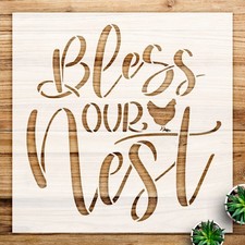 Stencil Chicken - Reusable, Farmhouse Decor, DIY Crafts - Mylar StencilAir