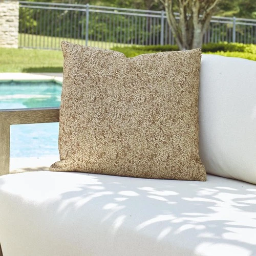 Uttermost 64071 Alternative 20 inch Taupe and Amber and Cream Outdoor Pillow - Picture 3 of 3