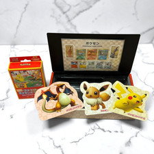 Pokemon Stamp Box Japan Post greeting Stamps included - no card / from japan