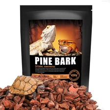 Reptile Bark Bedding 15.8oz Tortoise Bedding for Habitat Bearded Dragon Substrat