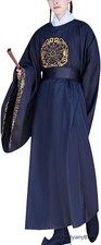 Traditional Chinese Man Costume Elegant Embroidery Hanfu Robe Ming Dynasty
