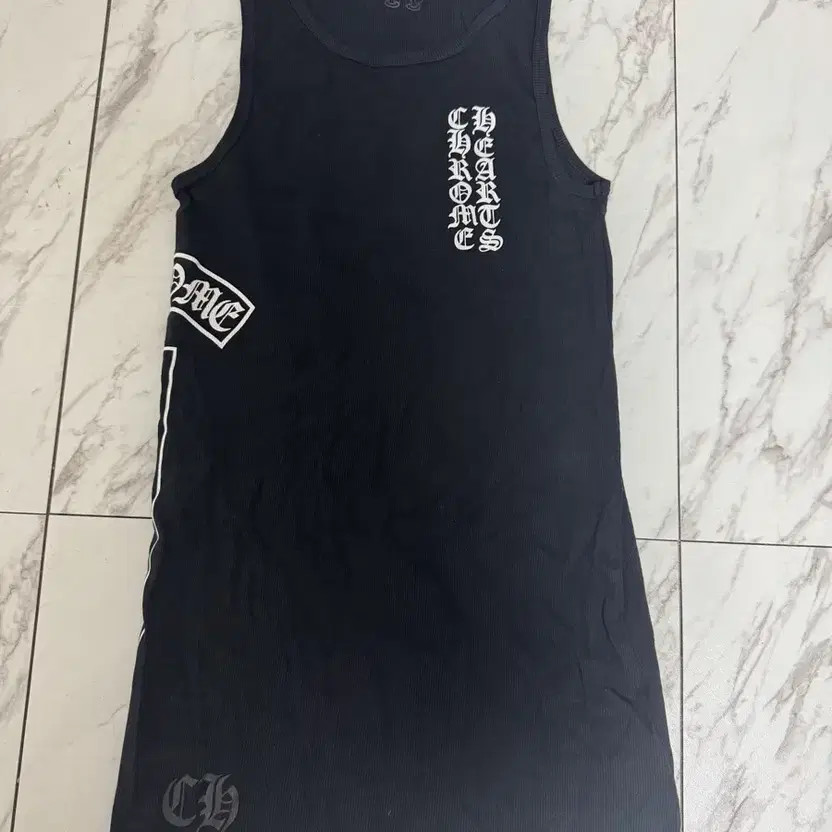 Chrome Hearts Ichart Black Tank Top L - Slim Fit Menswear thumbnail 2