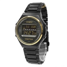 Casio TRN-50ZE-1AJR Radio Solar 50th Anniv Stainless Steel Black Watch Used